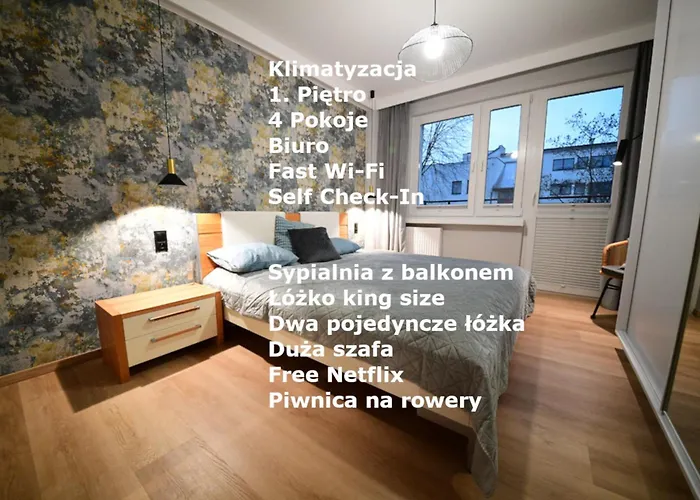 Dom Rodzinny Przy Parku: 4-pokojowy Z Biurem I Kominkiem Apartment